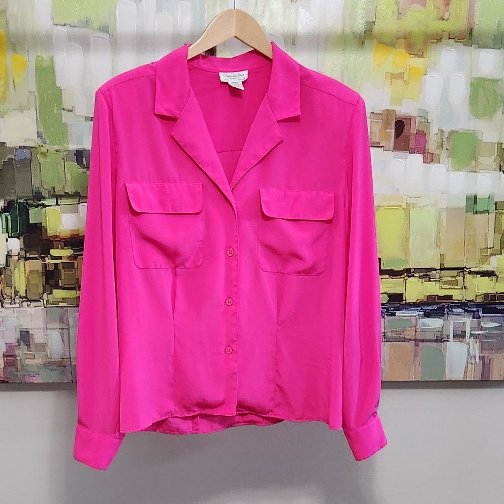 Dior Pink Button Down Shirt